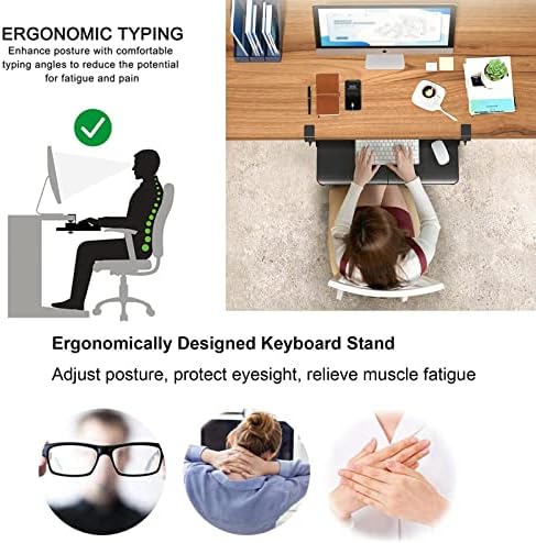 Spinew Ergo Under‑Desk Keyboard Tray System